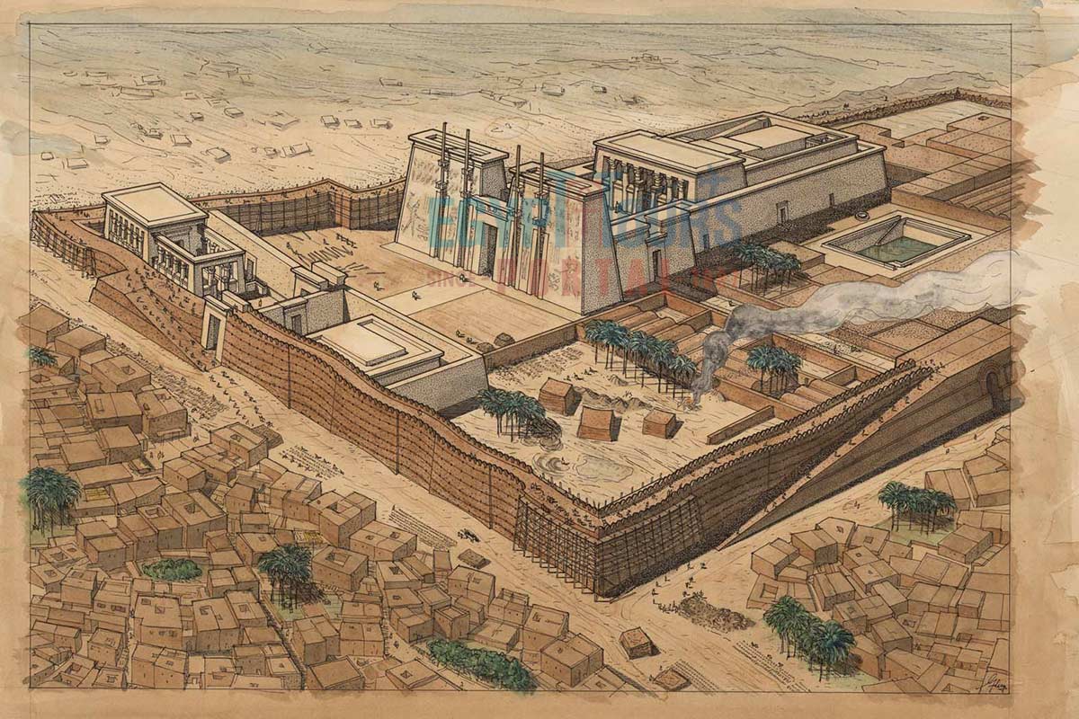 Construction du Temple d’Edfou - Egypt Tours Portal.jpg