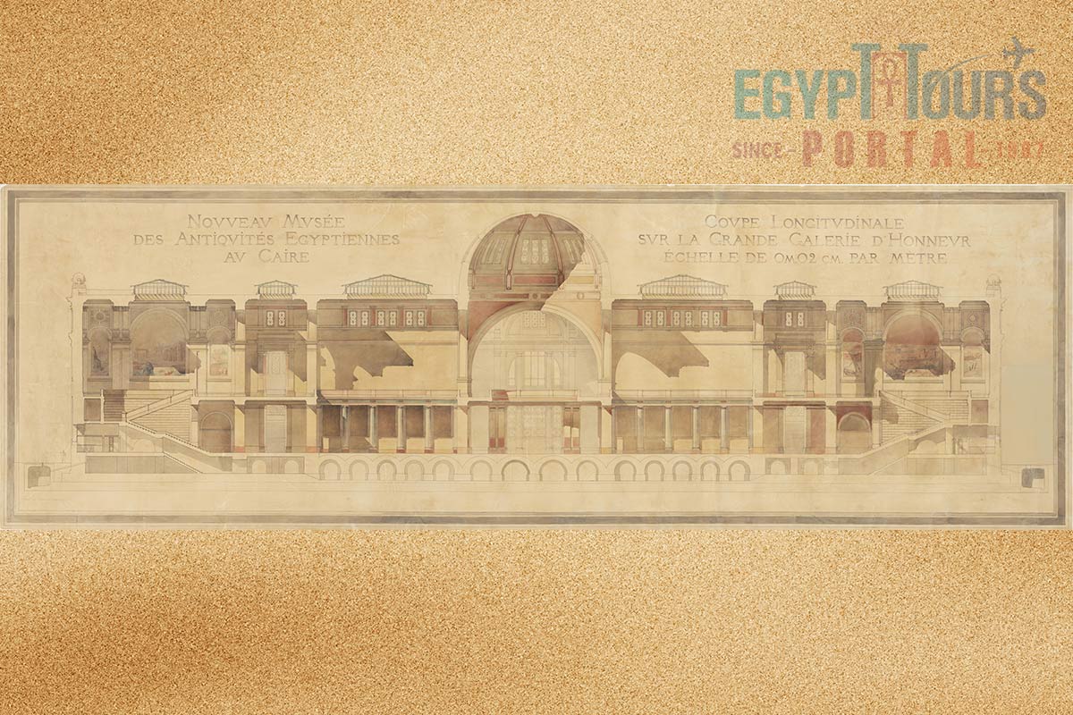 Disposition du Musée Égyptien - Egypt Tours Portal.jpg