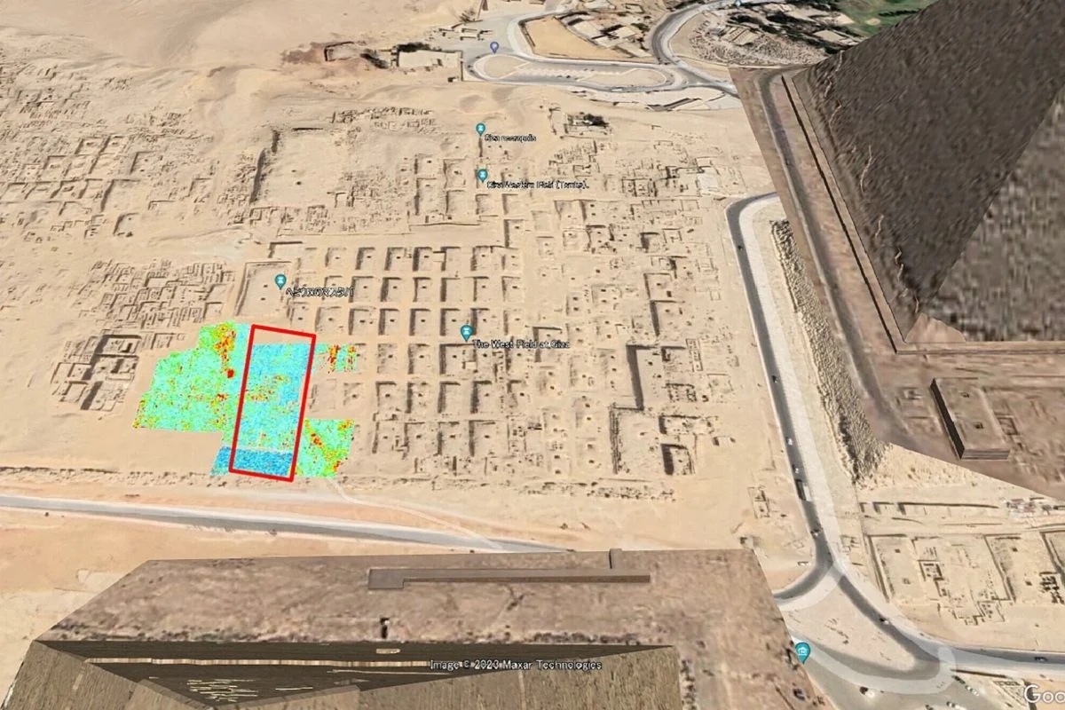 Plan du Complexe des Pyramides de Gizeh - Egypt Tours Portal.webp